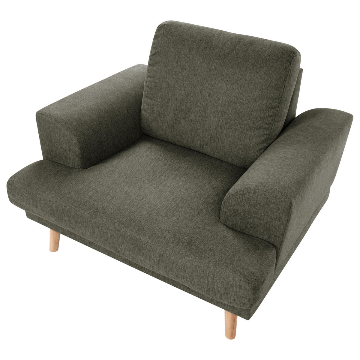 SESSEL Stoff Grün Kildal - Grün, Textil (114/90/96cm) - Beliani