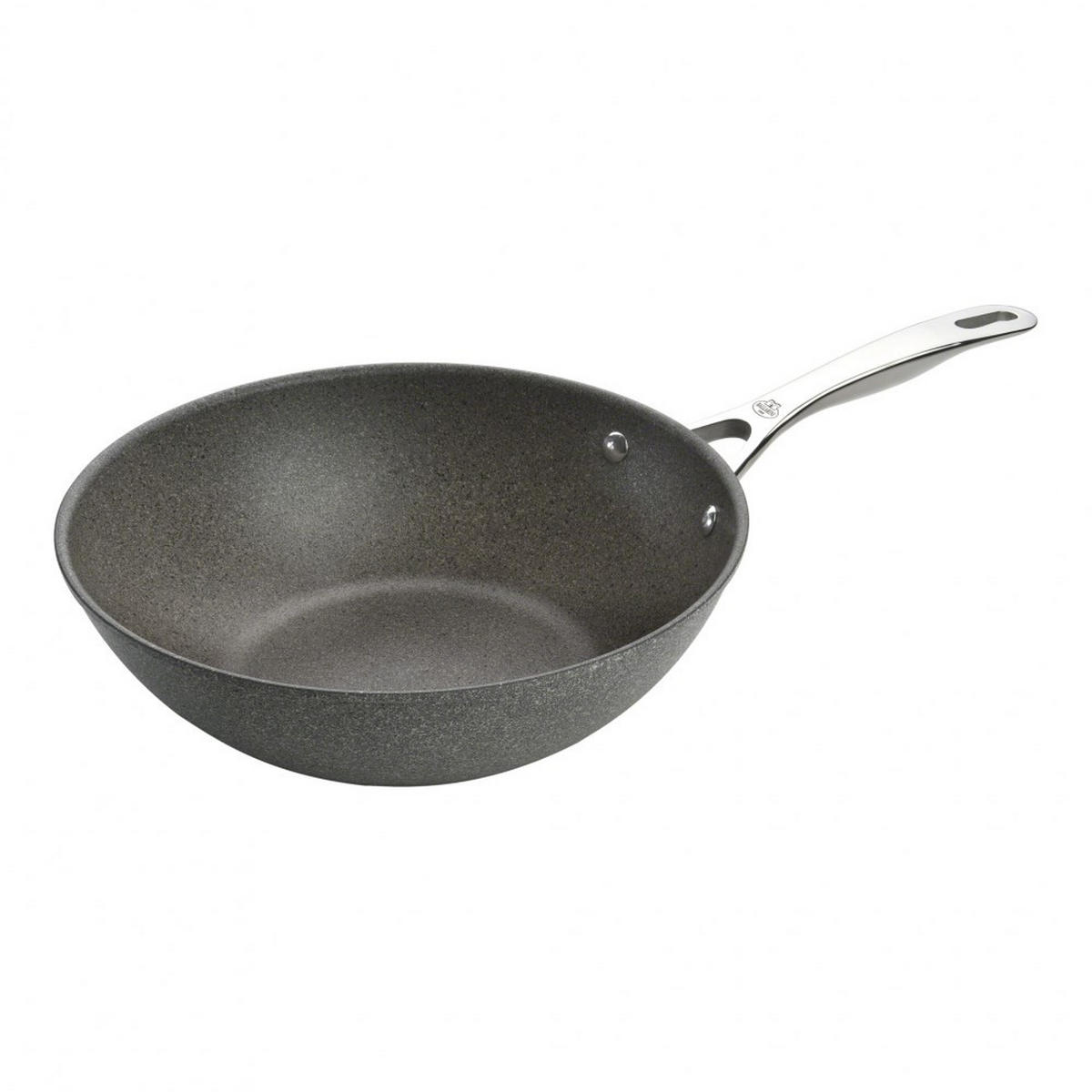 WOK Grau 50/31/10 cm 750028150 - Grau, Metall (30cm) - Ballarini
