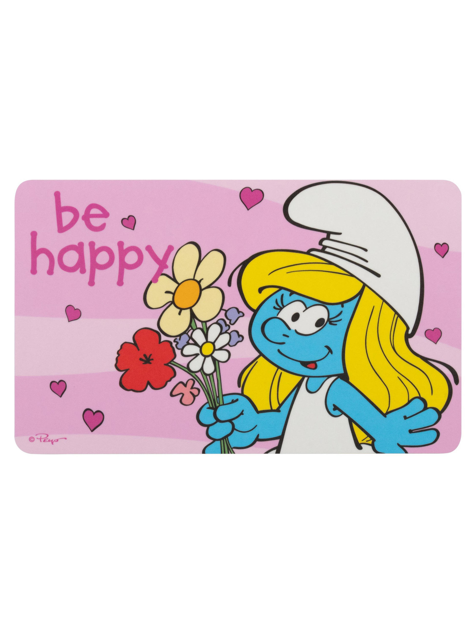 BRETTCHEN Die Schlümpfe Schlumpfine Pink 14,5 x 23,5 cm - Pink, Kunststoff (14.5/23.5cm) - United Labels