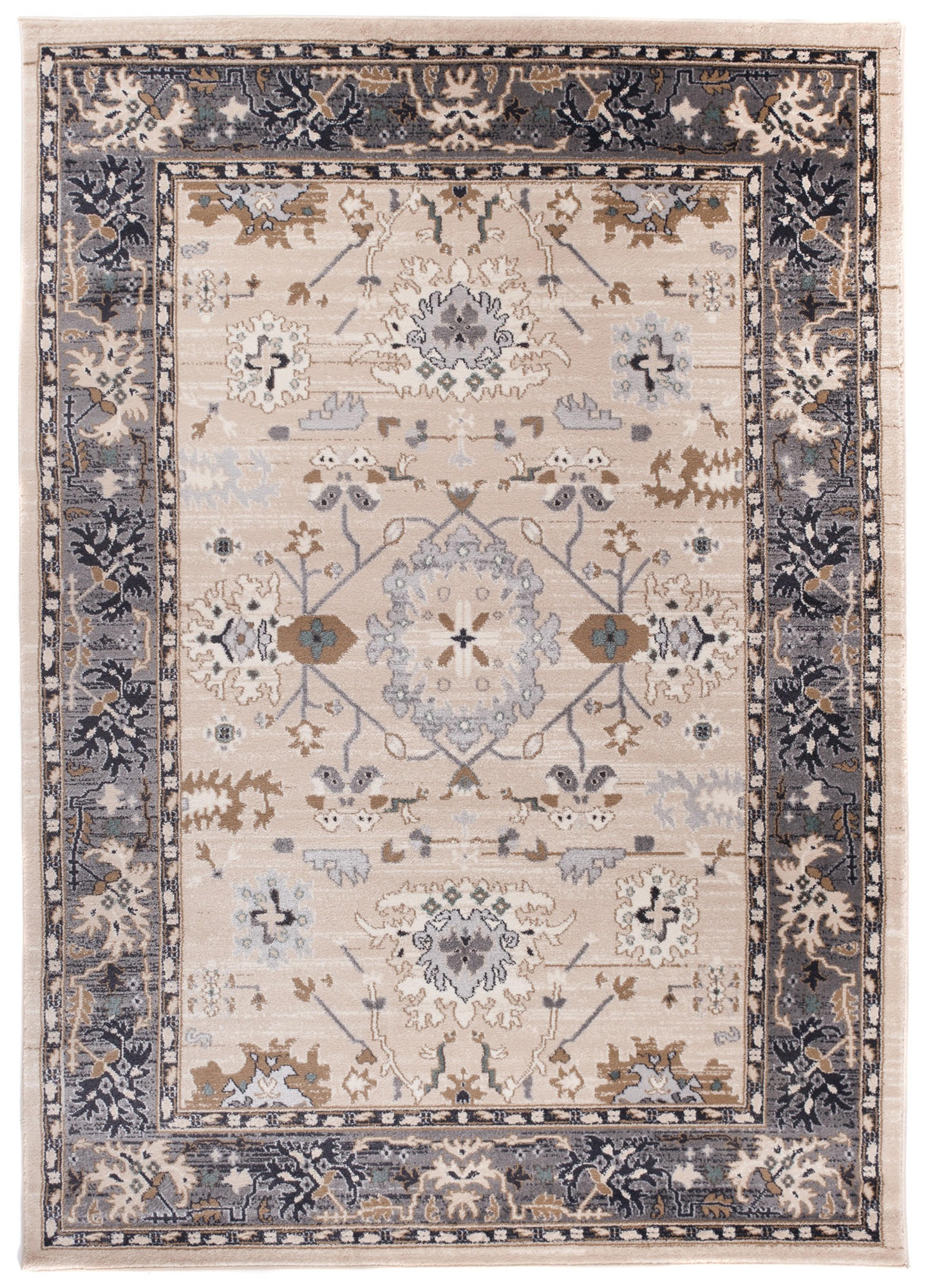 TEPPICH COLORADO Hellbeige 250/350 cm - Hellbraun, Kunststoff (250/350cm)