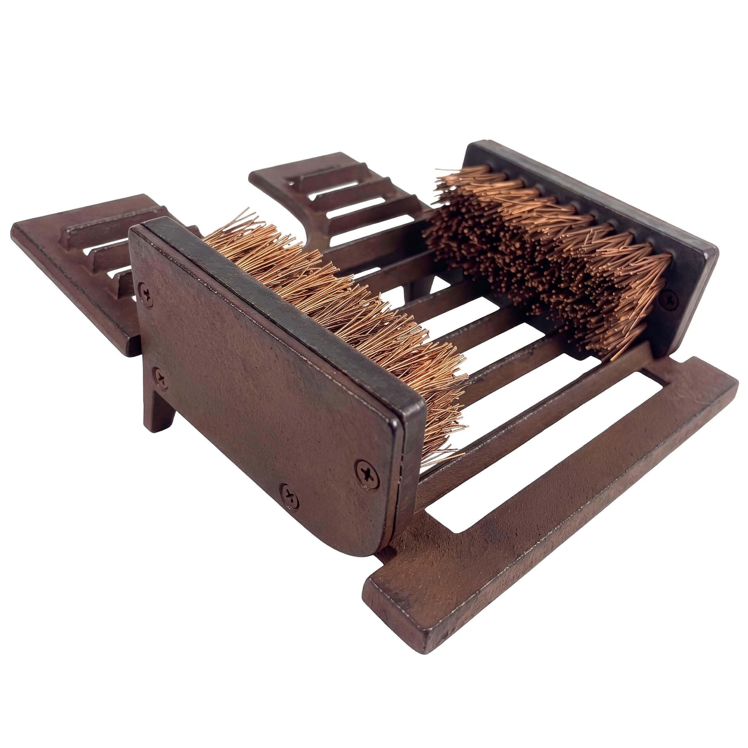 ČISTIČ topánok - hnedá, kov (21.5/26.5cm) - Relaxdays