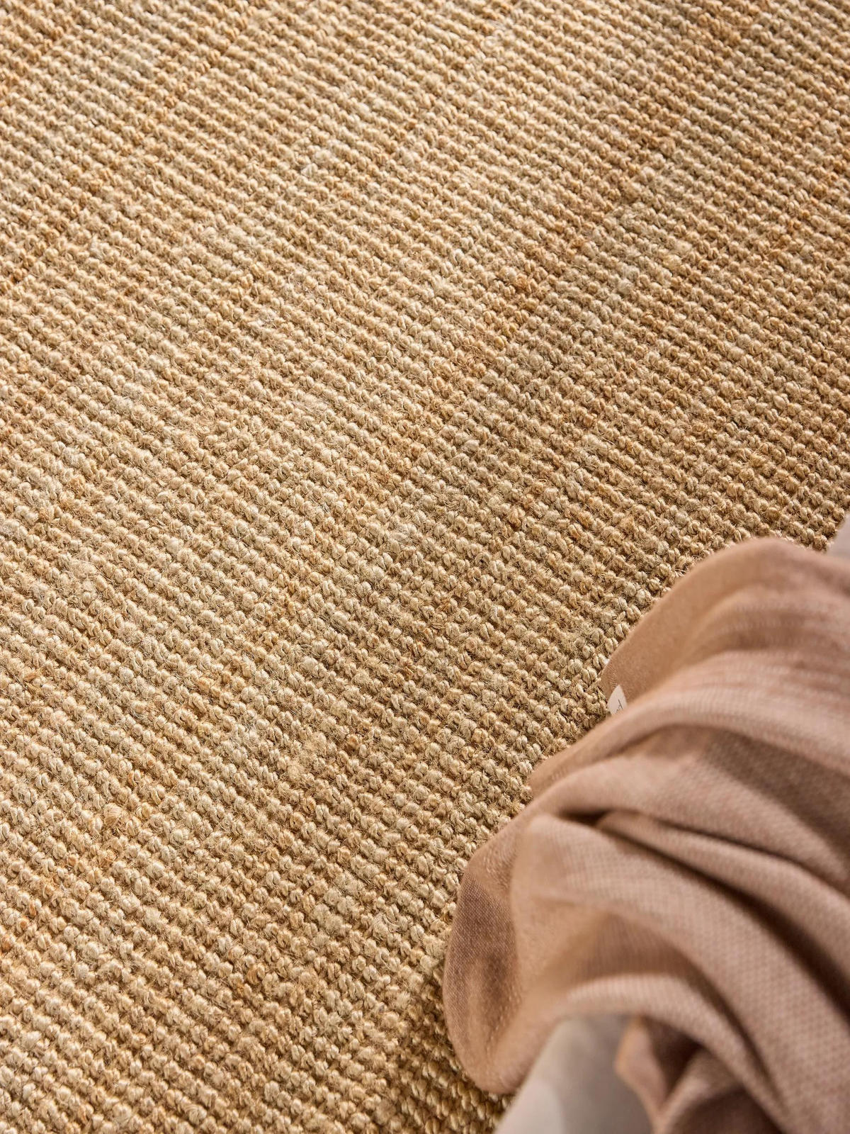 JUTETEPPICH Svea Natur 60x90 cm - Naturfarben, Textil (60/90cm) - benuta Pure