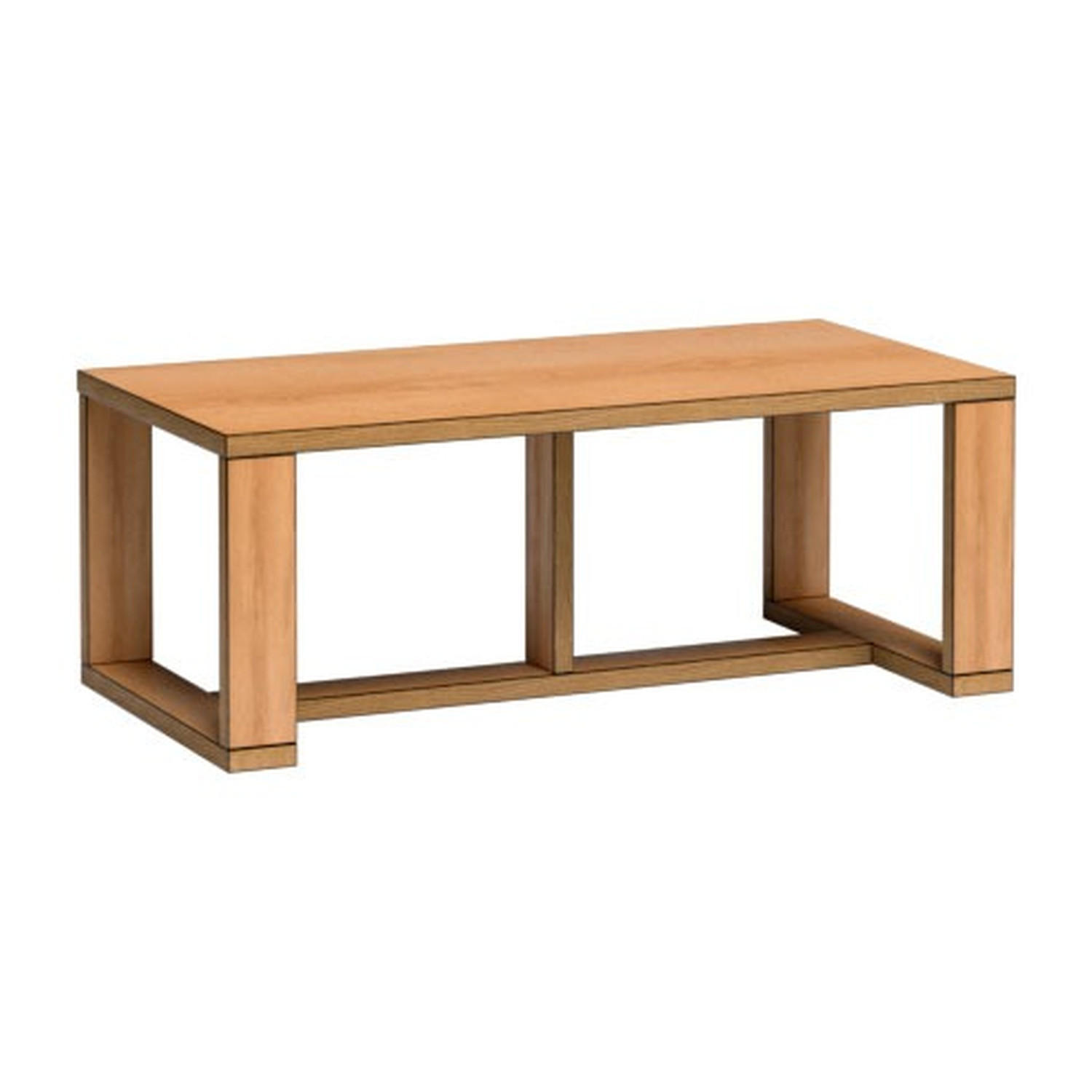 COUCHTISCH Fonti F-8 120 x 60 x 45,5 cm Karamell-Eiche - Eichefarben, Holzwerkstoff (60/120/45.5cm) - Koseto