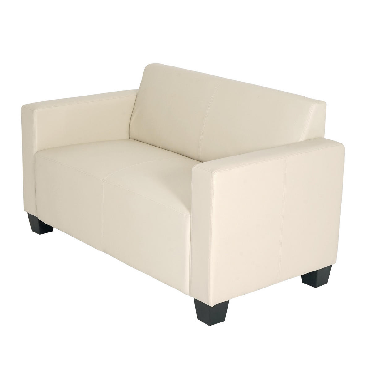 2-SITZER-SOFA Cremeweiß - Weiß, Textil (136/76/72cm) - MCW