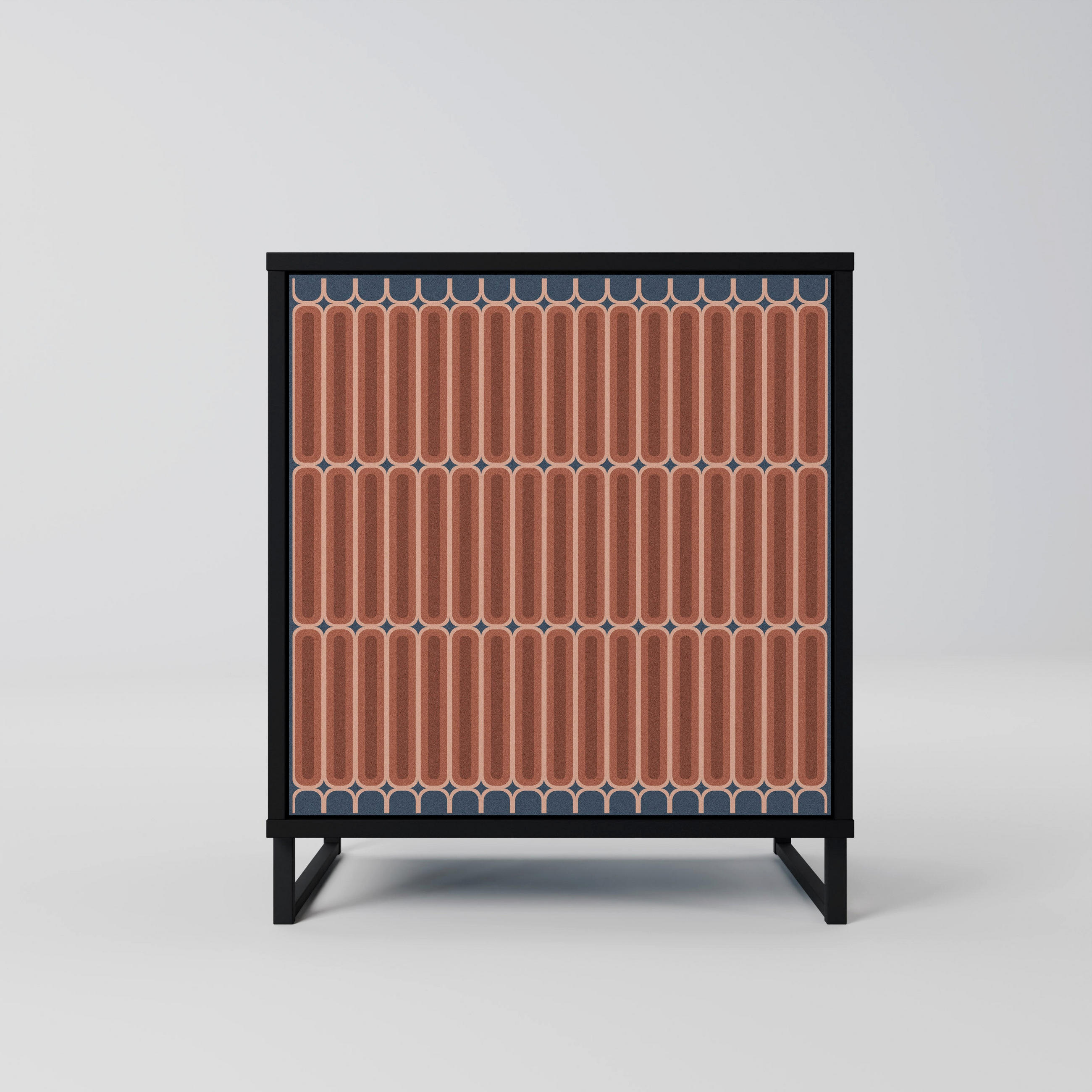 SpaceRebels Sideboard Schwarz 57.5x67.5x42 cm