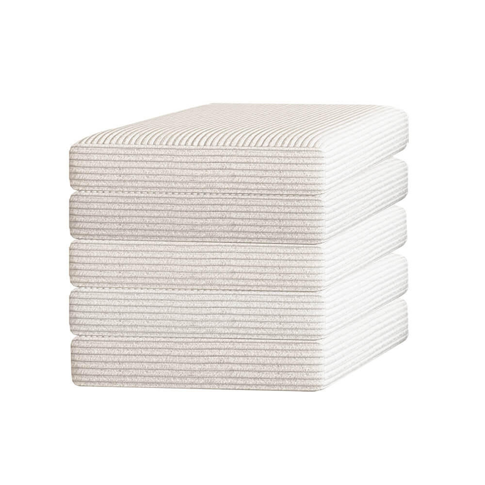 KINDERMÖBEL LIV - Cord Beige, Stapelsteine - Beige, Kunststoff/Textil (35/8/35cm) - Home Deluxe