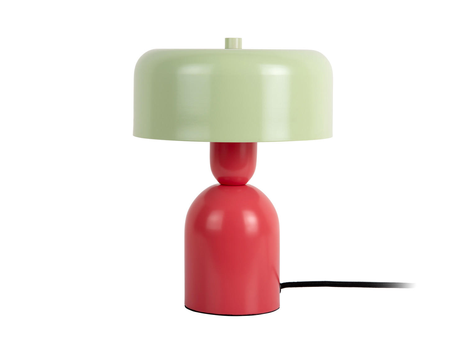 TISCHLAMPE Double Funky 19/19/24 cm - Rot, Metall (19/19/24cm) - Leitmotiv