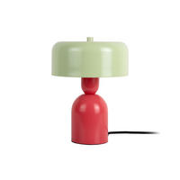 TISCHLAMPE Double Funky 19/19/24 cm - Rot, Metall (19/19/24cm) - Leitmotiv