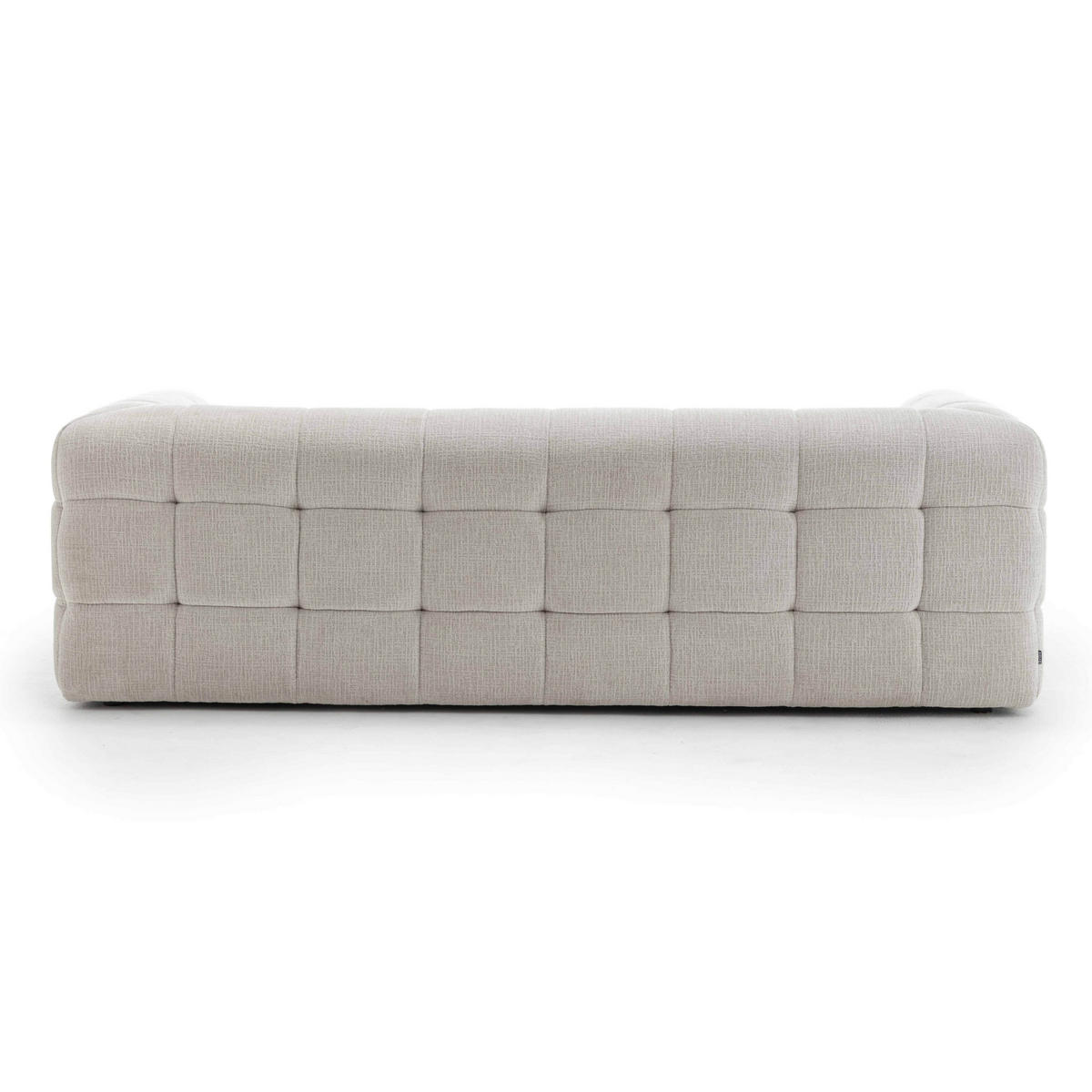 SOFA 3-Sitzer, Weiß - Weiß, Textil (102/69/228cm) - Oviala