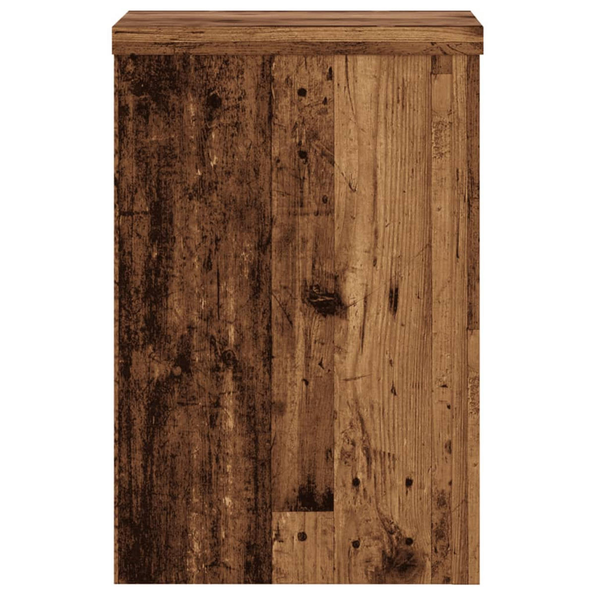 PFLANZENSTÄNDER 2Er Set Altholz-Optik 20/20/30 Cm Holzwerkstoff - Braun, Holzwerkstoff (20/30/20cm) - vidaXL