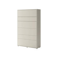 SCHRANKBETT Bed-Concept BC-02 120x200 mit weißer LED Beleuchtung - Kaschmir/Grau, Holz/Holzwerkstoff (120/200cm) - MIRJAN24