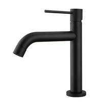 WASCHTISCHARMATUR Ames Schwarz - Schwarz, Metall (5/20/5cm) - Badplaats