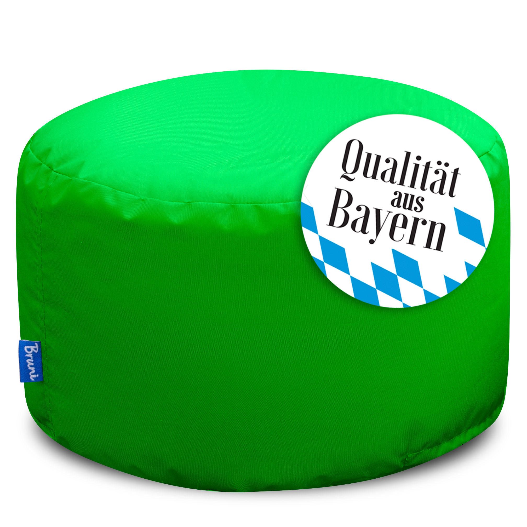 SITZPOUF L grün - Grün, Textil (500/300/500cm) - Bruni
