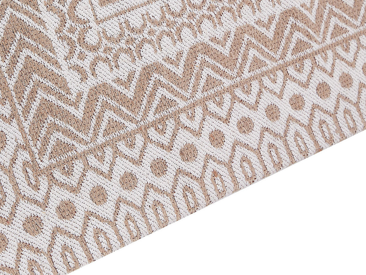 KURZFLOR-TEPPICH Baglar 230/160 cm - Beige, Naturmaterialen (160/230cm) - Beliani