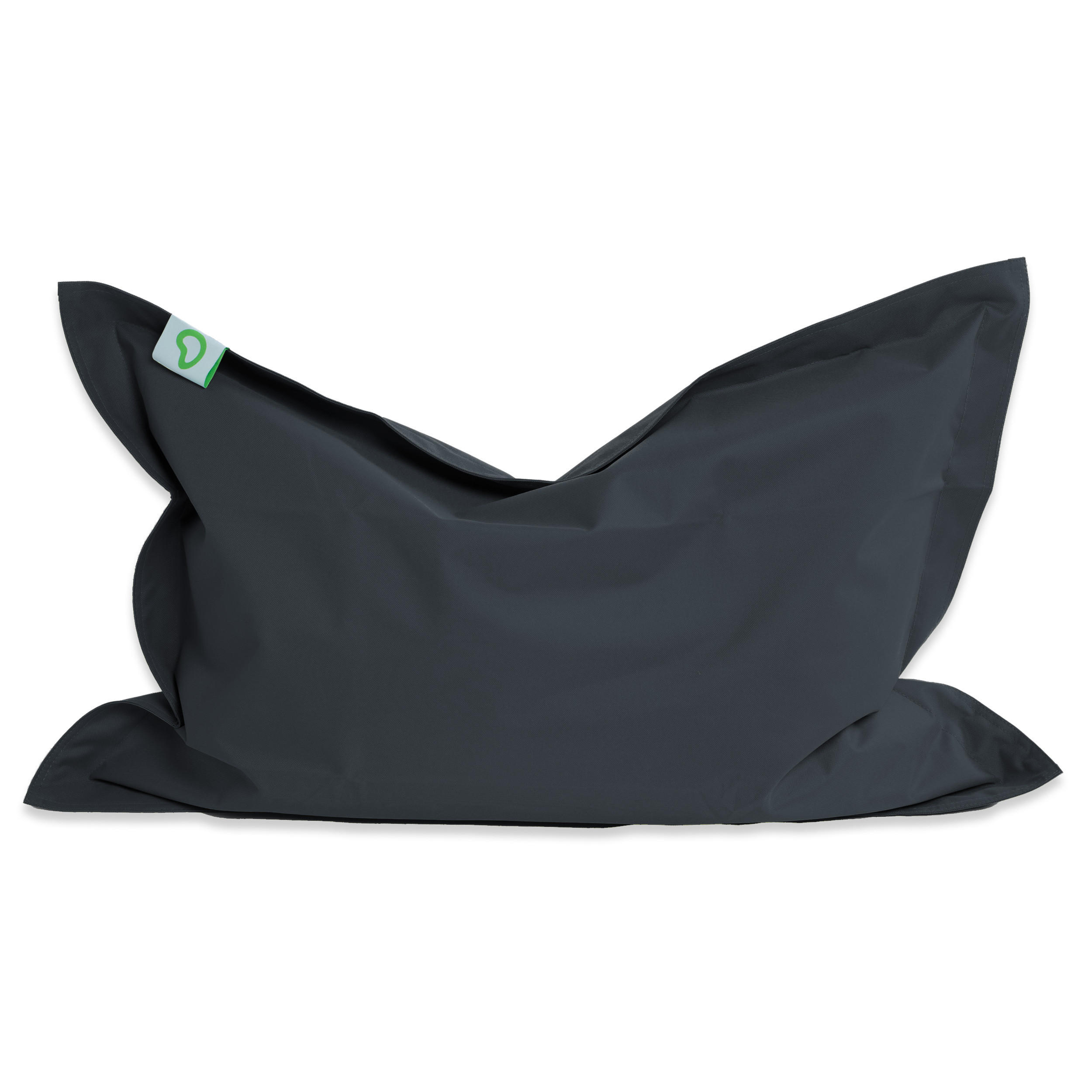 KINDER-SITZSACK 70x100cm - 70 Liter - Dunkelgrau, Textil (70/10/100cm) - Green Bean
