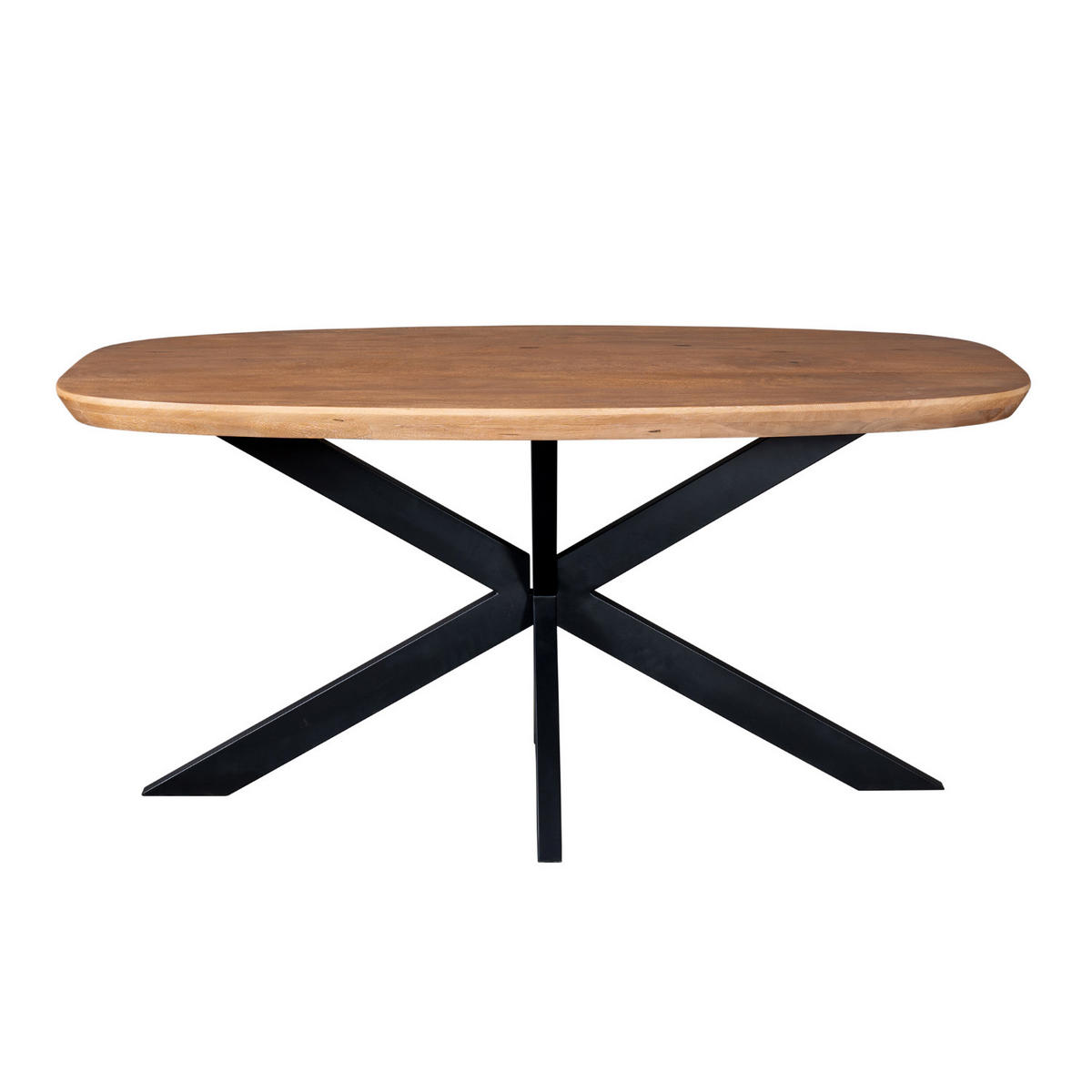 ESSTISCH Dimora Oval 240 cm X 110 cm Natur - Naturfarben, Holz (110/240/76cm) - Villa Möbel