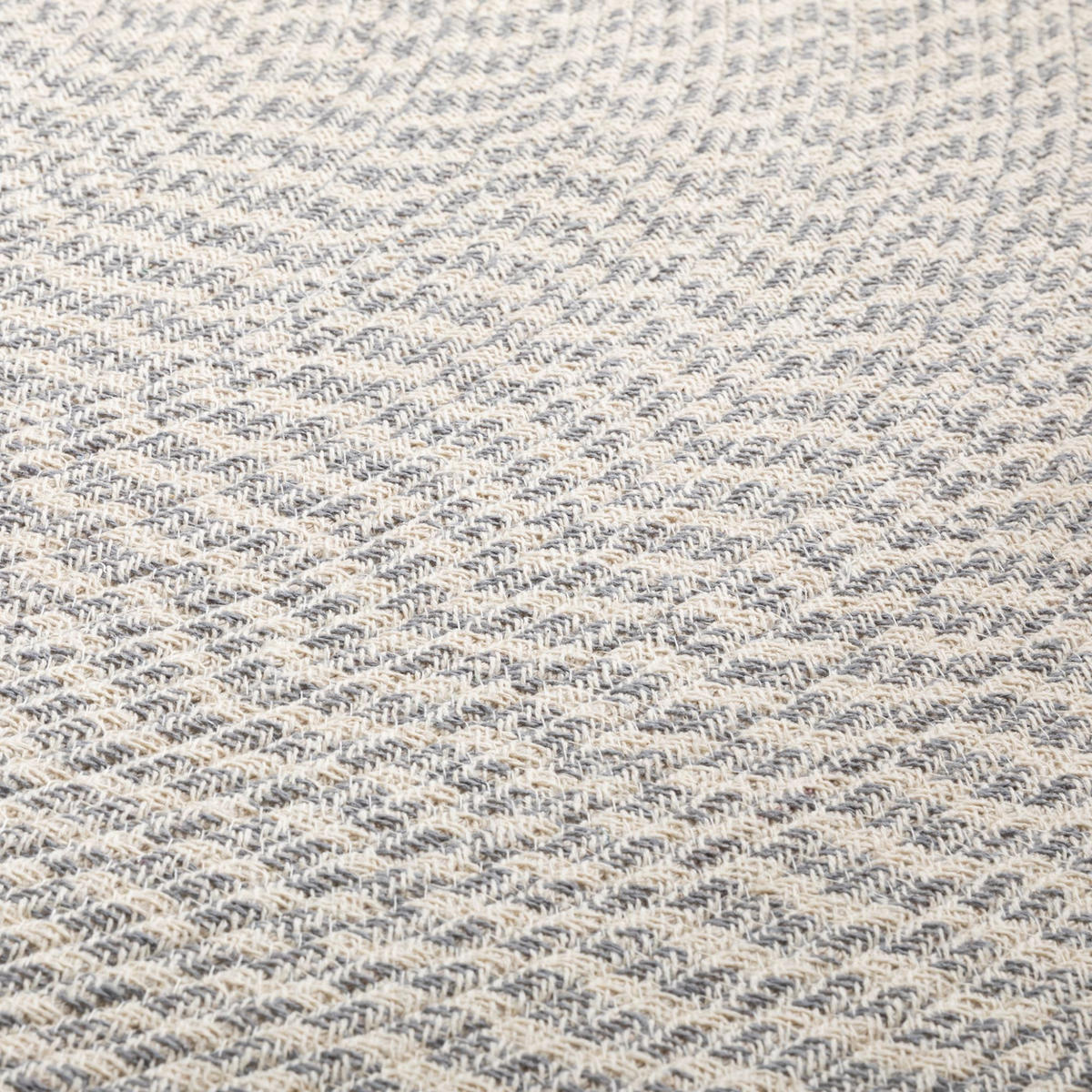 HANDWEBTEPPICH 80/80 cm Bali Plain - Hellgrau, Naturmaterialien (80/80cm) - Steffensmeier