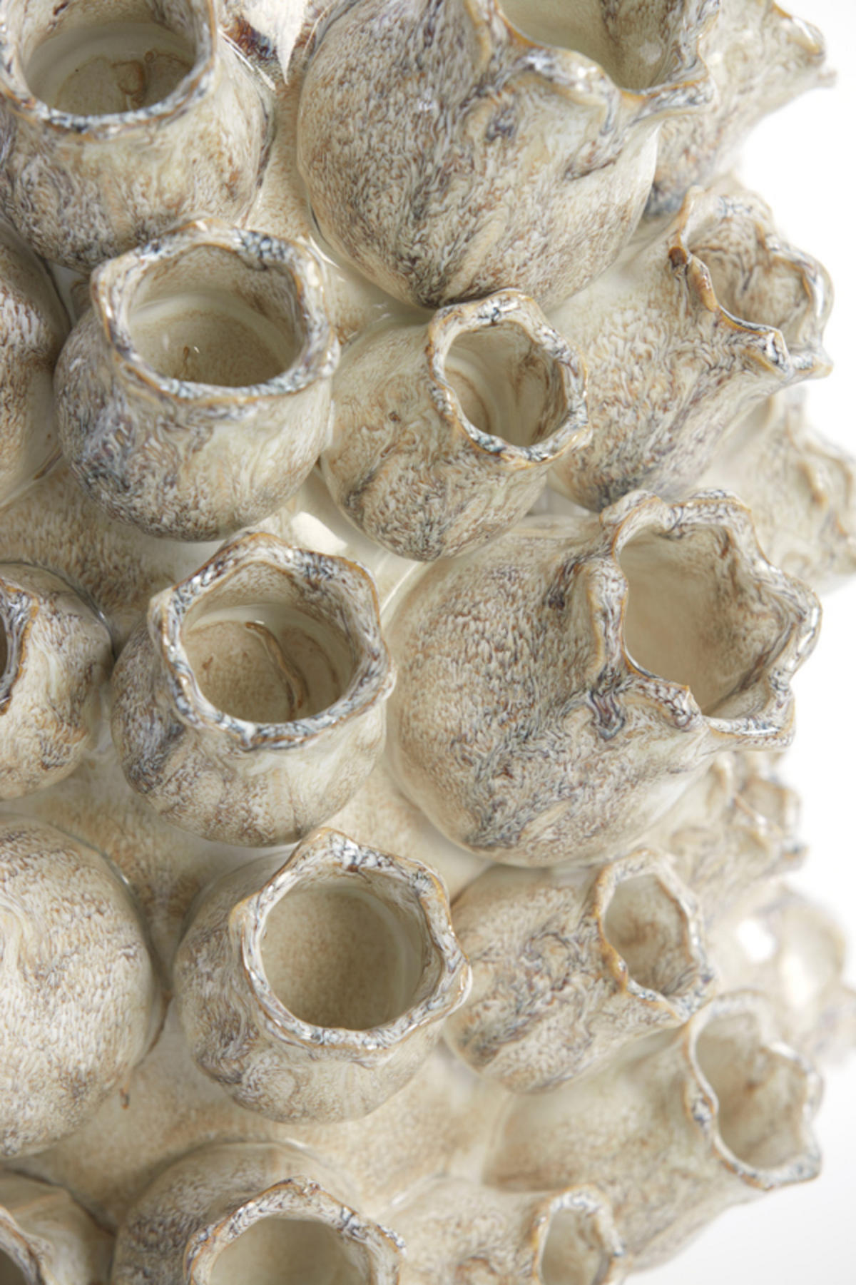 VASE Keiki Braun Ø36/23 cm - Braun, Keramik (23cm) - Light & Living