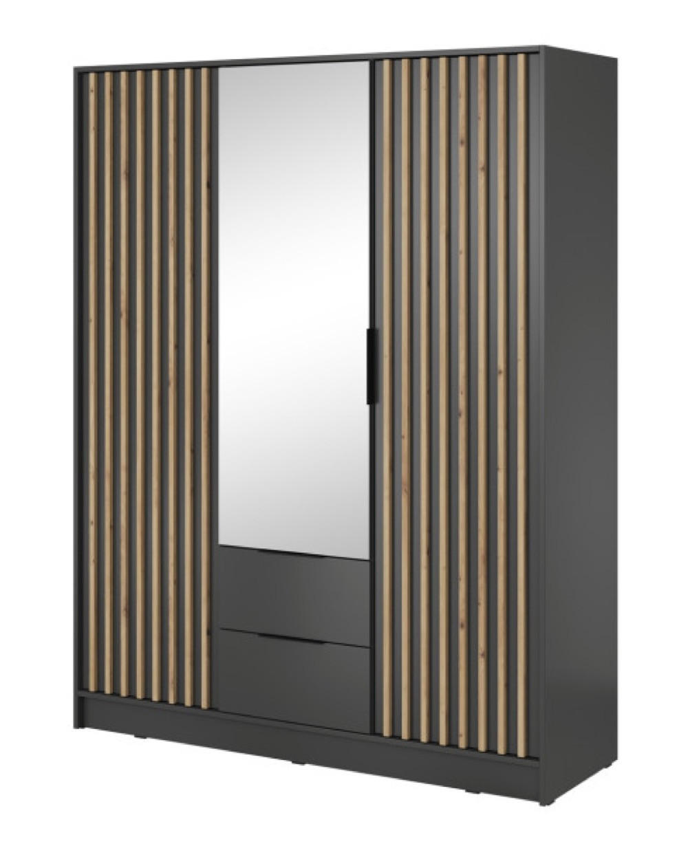 Sepro Meble Schrank Graphit 155x200x51 cm