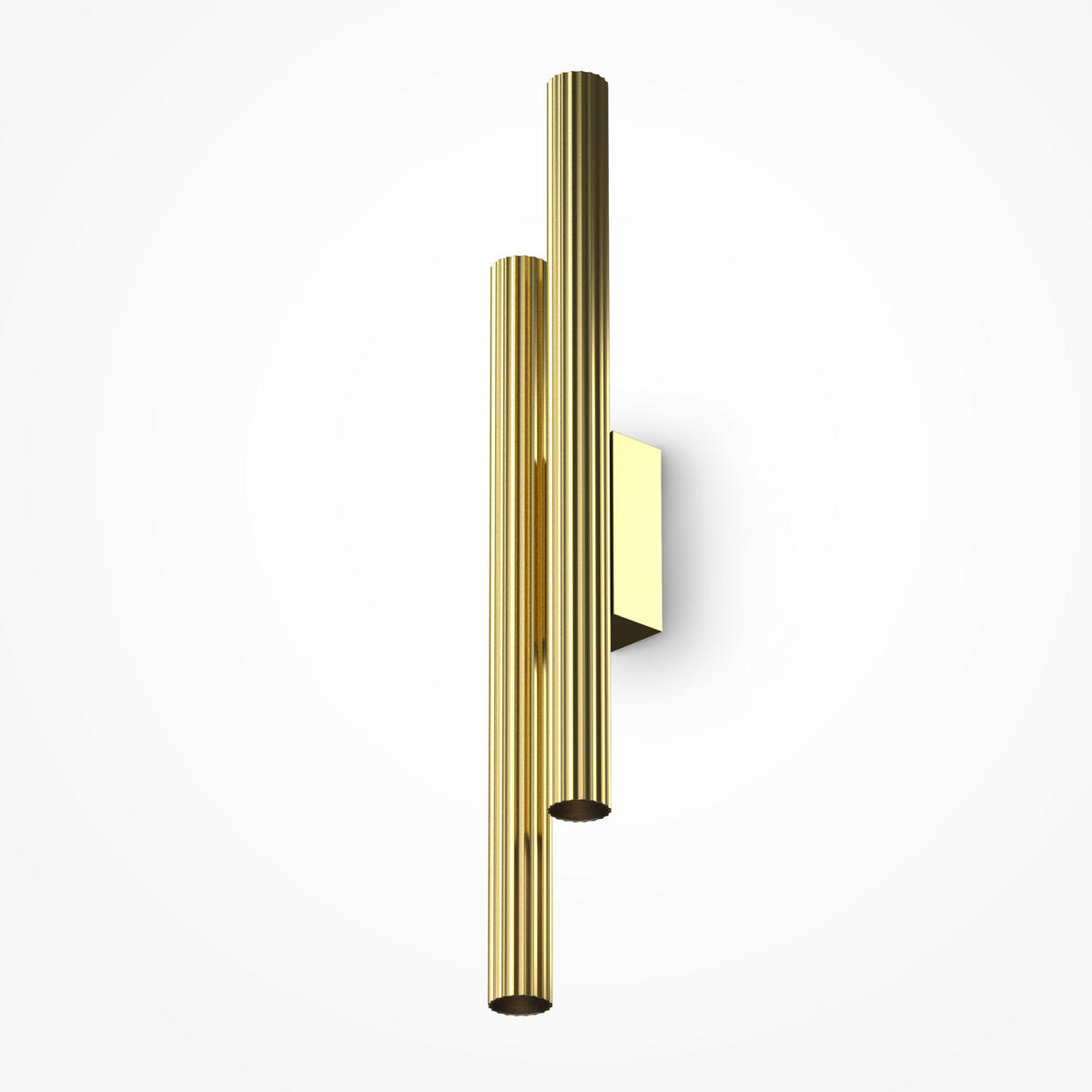 WANDLEUCHTE Calipso - Gold - 6.3/3.2/49 cm - Goldfarben, Kunststoff (3.2/49/6.3cm) - Maytoni