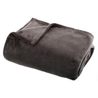 FLEECEDECKE Uni 180/230 cm - Anthrazit, Textil (180/230cm) - Atmosphera Createur d´interieur