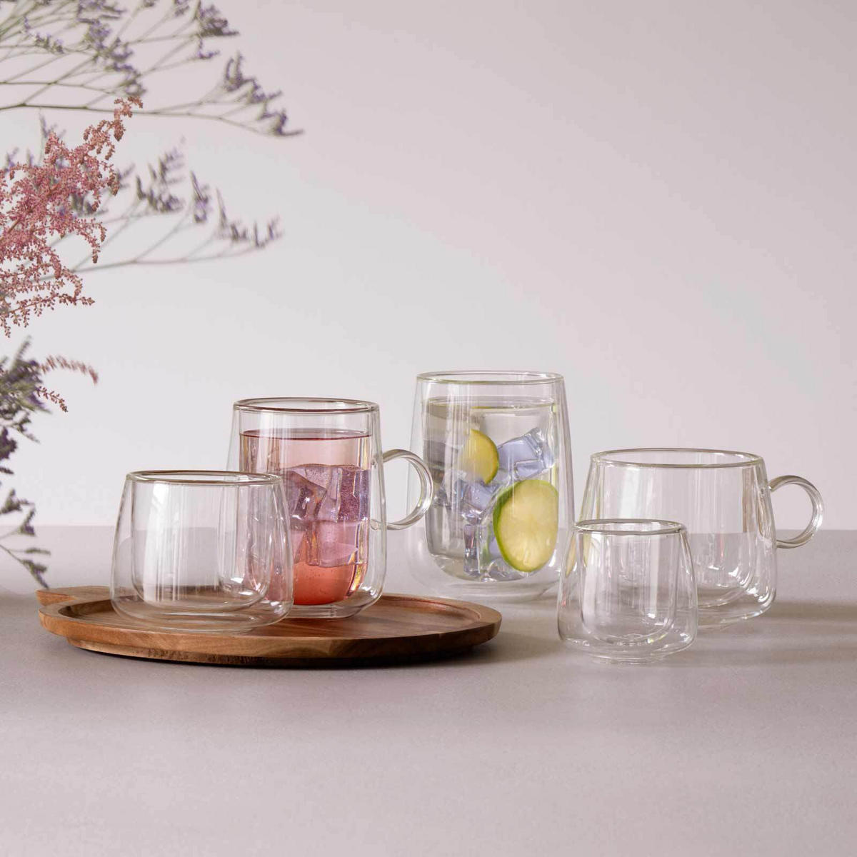 LATTE-MACCHIATO-BECHER Artesano Hot & Cold transparent 250 ml 2er Set - Transparent, Glas (0.25L) - Villeroy & Boch