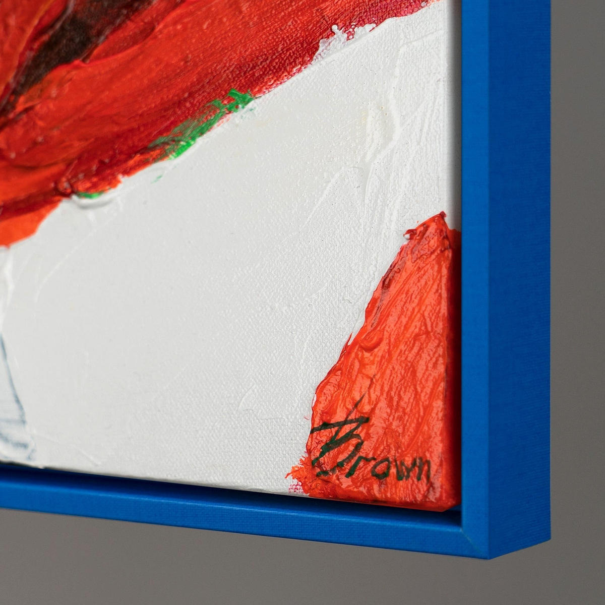 GEMÄLDE Flug der Reitkunst Schattenfugenrahmen Blau 140x100 cm - Blau, Holz (140/100cm) - YS-art gallery