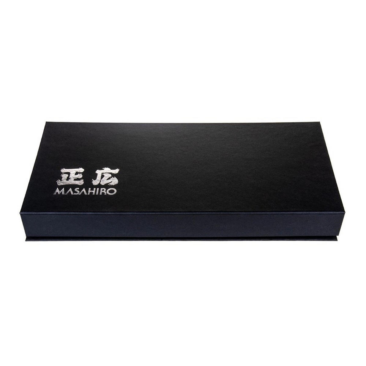 MESSERSET Silber 30/10/30 cm 1411104BBOMC - Silberfarben, Holz - Masahiro 