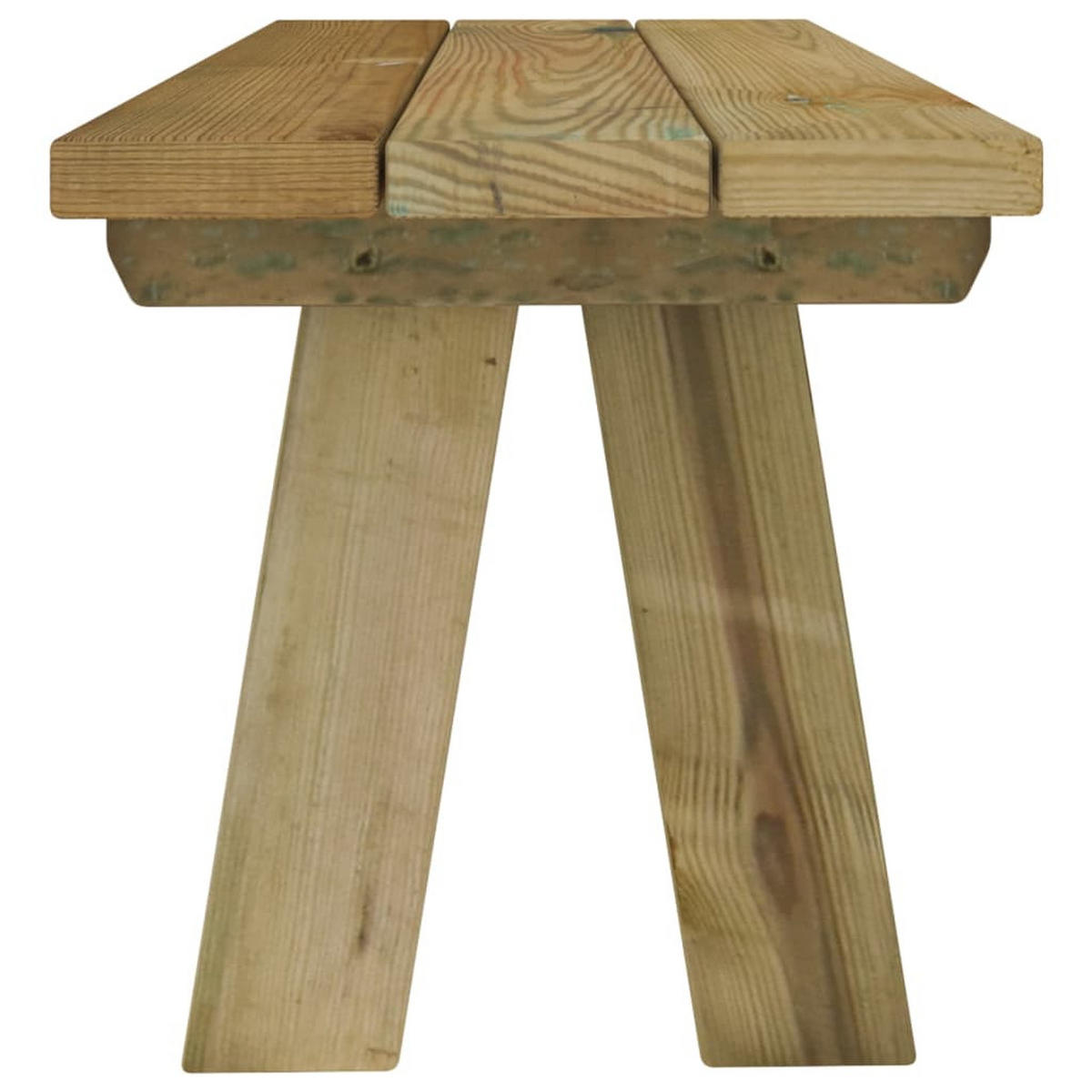 GARTENBANK 110 cm Massivholz Kiefer Imprägniert - Braun, Holz (110/45/38cm) - furnicato