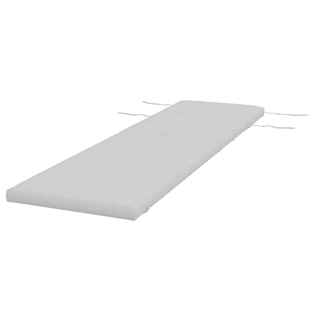 LIEGENAUFLAGE Hellgrau 196/63/6 cm - Hellgrau, Textil (196/6/63cm) - PANGIVO