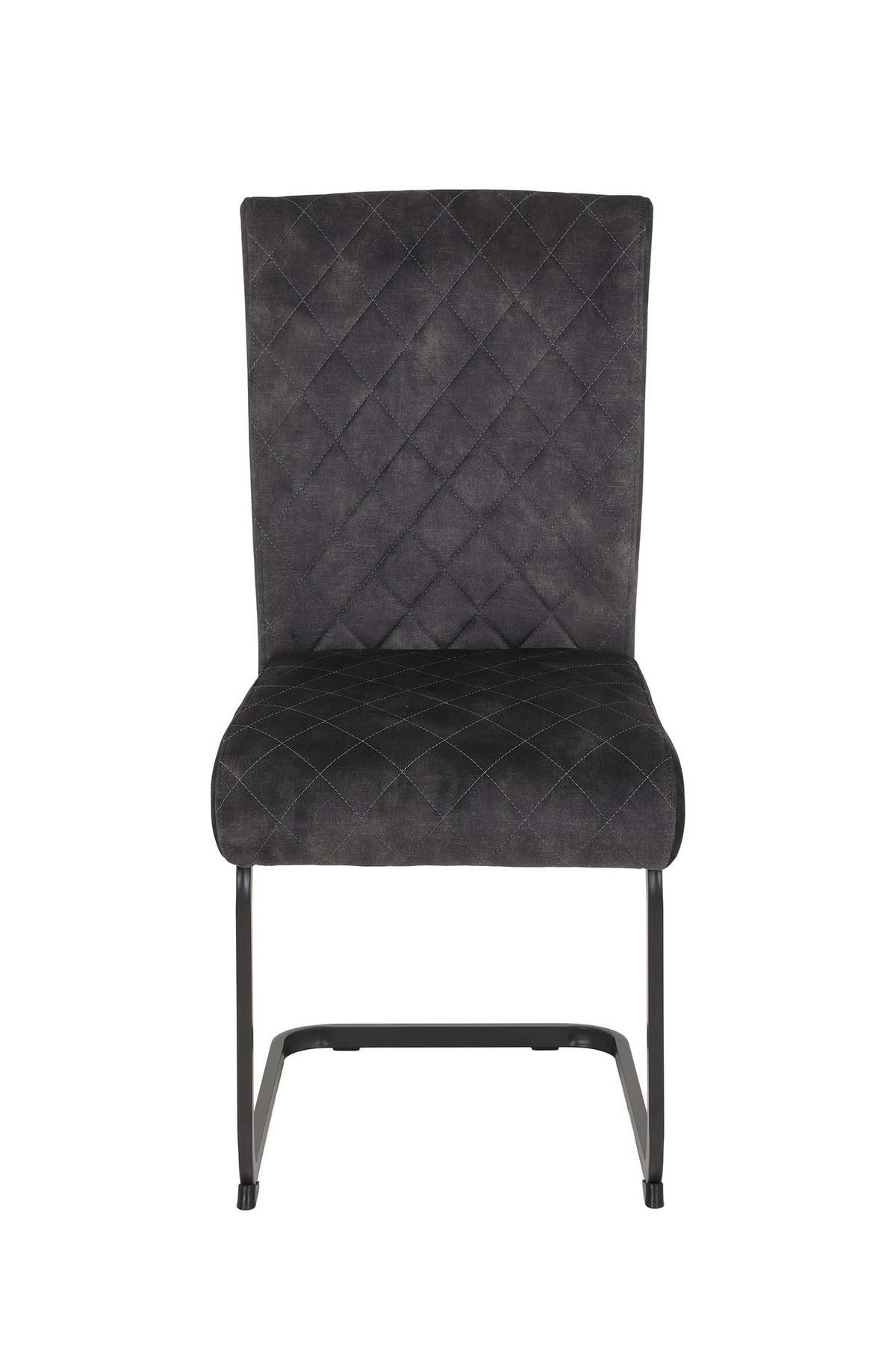 SCHWINGSTUHL 4 Stück Rachel - Vintage Anthrazit - Anthrazit/Grau, Textil/Metall (46/96/60cm) - Hela Vertriebs GmbH