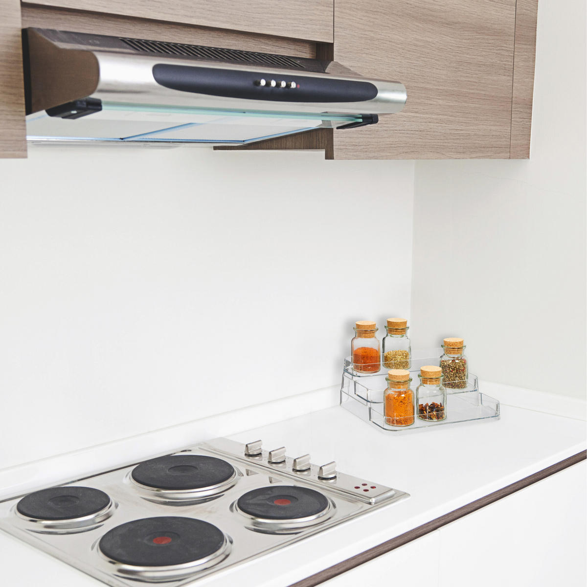 GEWÜRZORGANIZER - Transparent, Kunststoff (26/10.5/24cm) - Relaxdays