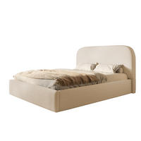 BETT 180x200 - Polsterbett mit Bettkasten und Holzrahmen - Modern Betten - Kuscheliger Catch-Me-Stoff - Kollektion Verona - Beige - Beige, Holz/Textil (180/200cm) - Alpi-Möbel