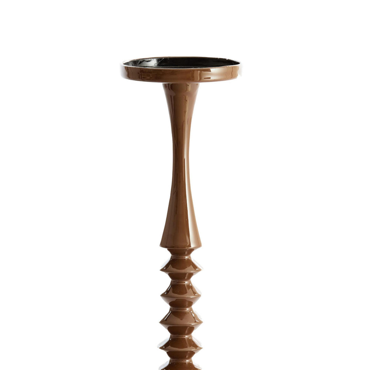 KERZENLEUCHTER Mistry Braun 11/11/40 cm - Braun, Metall (11/40/11cm) - Light & Living