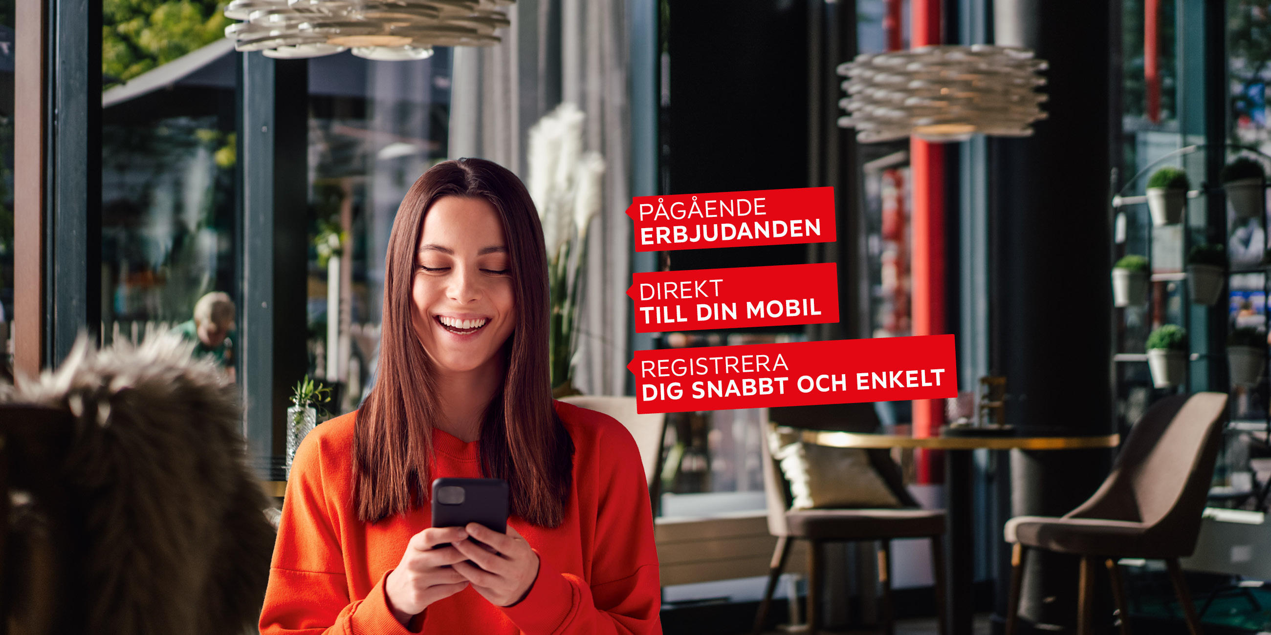 Pågående erbjudanden. Direkt till din mobil. registrera dig snabbt och enkelt.