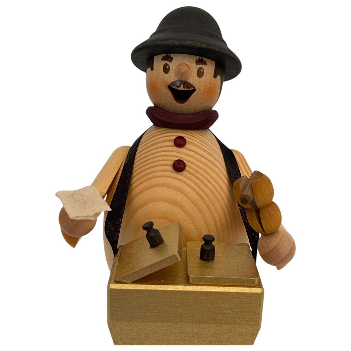 RAUCHMANN Max als Bockwurstverkäufer 16 cm - Multicolor, Holz (10/16/10cm)