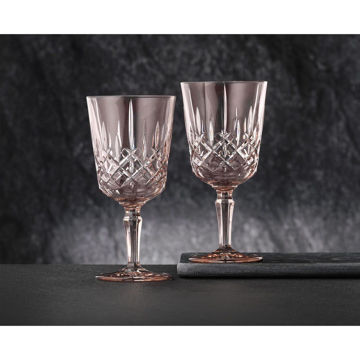 COCKTAIL- / WEINGLÄSER Noblesse Colors Taupe 355 ml 2er Set - Taupe, Glas (0.355L) - Nachtmann
