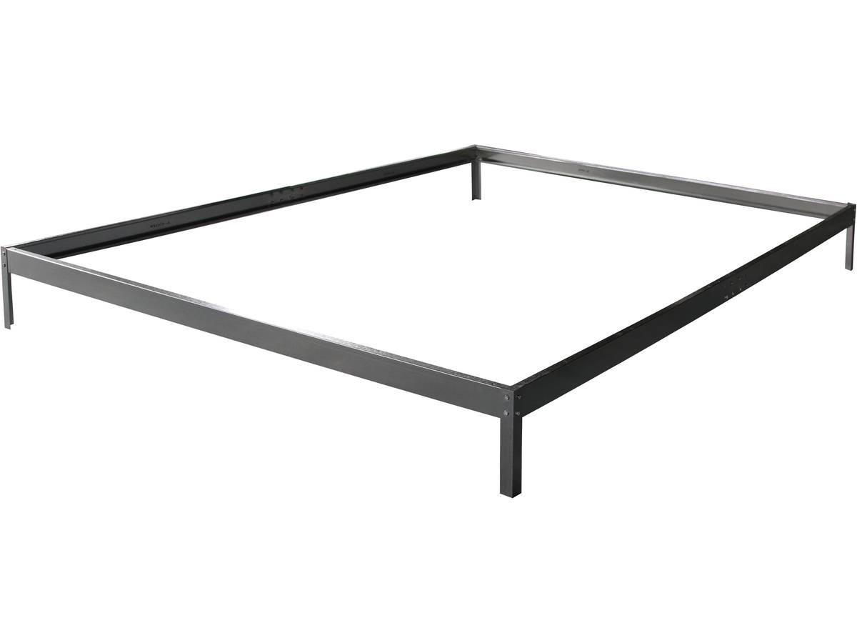 GEWÄCHSHAUS POLYCARBONAT hortensia 4,8m² Zink - Grau, Metall (190/8/252cm) - Habitat Garten