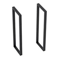 TISCHGESTELL-SET 2 TLG. Kauniainen - Schwarz, Metall (27/87/4cm) - [en.casa]