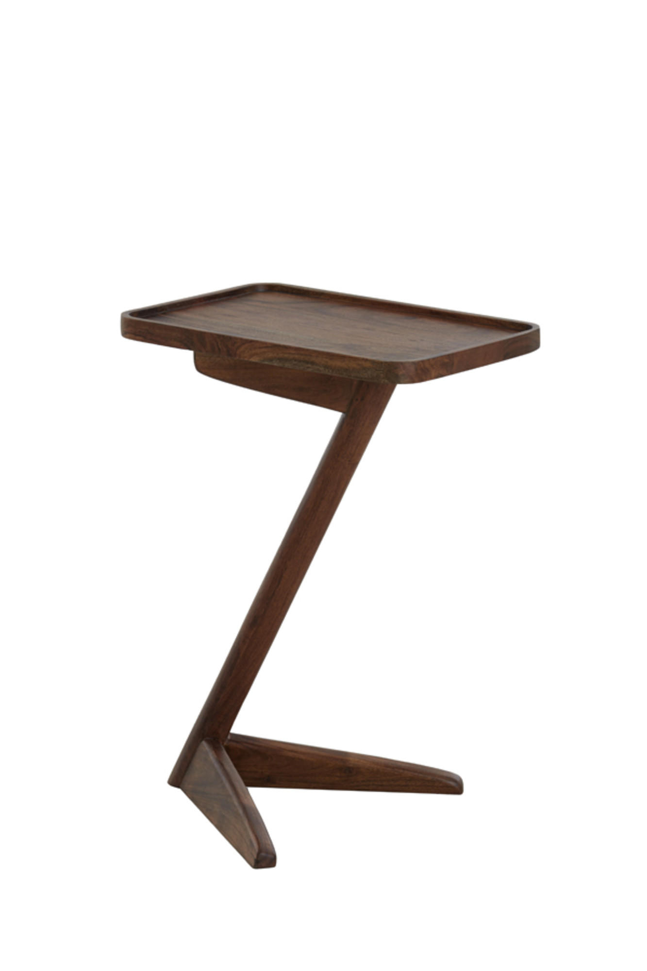 BEISTELLTISCH Qiano Braun 45/42/63 cm - Dunkelbraun, Holz (45/42/63cm) - Light & Living