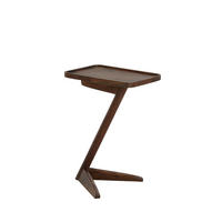 BEISTELLTISCH Qiano Braun 45/42/63 cm - Dunkelbraun, Holz (45/42/63cm) - Light & Living