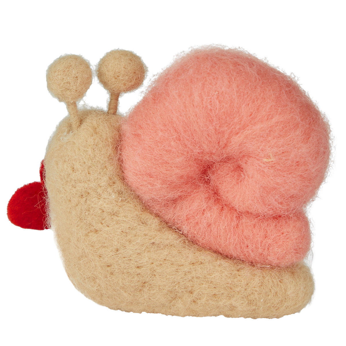 DEKOFIGUR Funky Friends Schnecke - Rosa, Textil (4.3/7/10cm) - Butlers