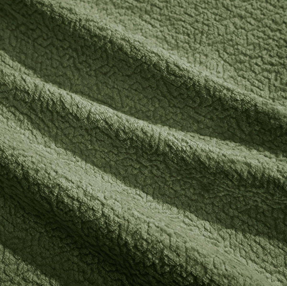 SOFA in L-Form 3-Sitzer mit Hocker Chenille Grün - Grün, Holz (149/260cm) - Meubliv