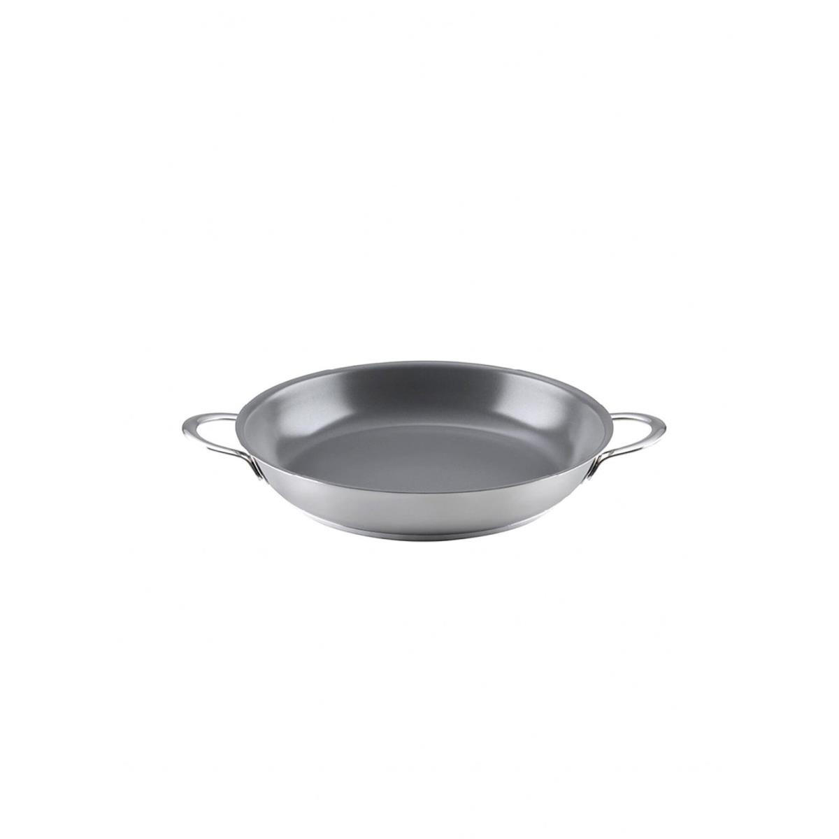 BRATPFANNE Backofenpfanne Keramika - Silberfarben, Metall (28cm) - Kelomat