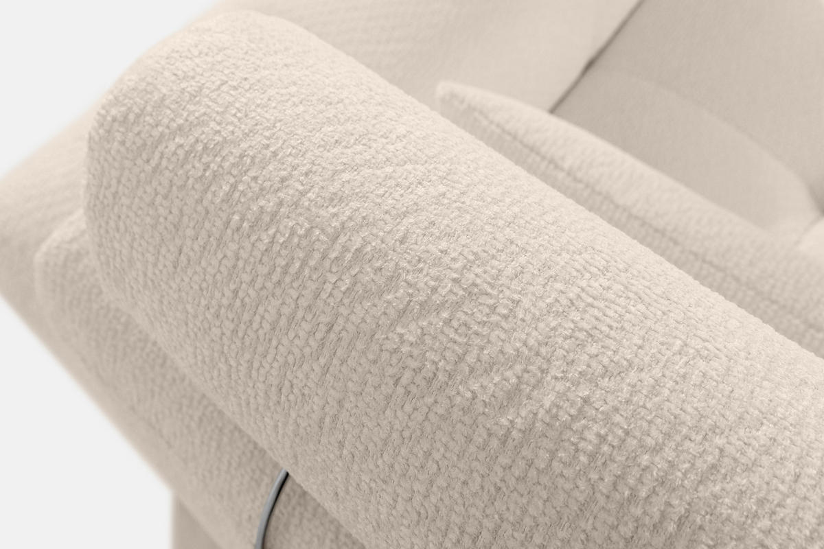 ECKSOFA LINKS ALIGRA, Hellbeige - Beige, Holz/Holzwerkstoff (290/191cm) - KONSIMO®