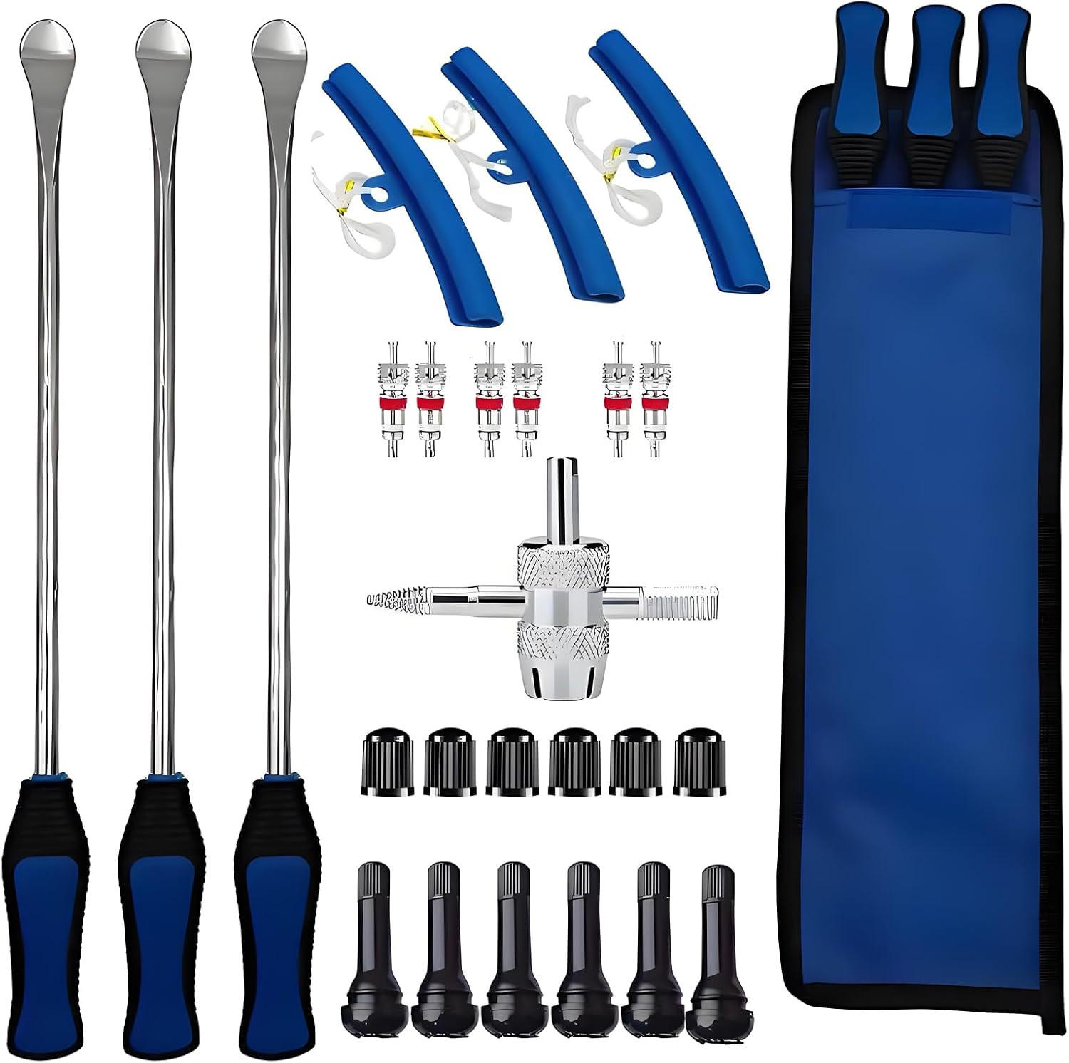 WERKZEUGSET – Motorradreifen-Abzieher – 25-teiliges Set - Multicolor, Metall (38/12/3cm) - DCA