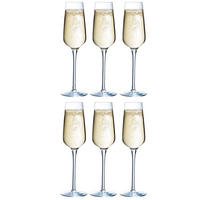 CHAMPAGNERGLAS Champagnergläser Sublym Flute 210 ml - 6 Stücke - Transparent, Glas (0.21L)