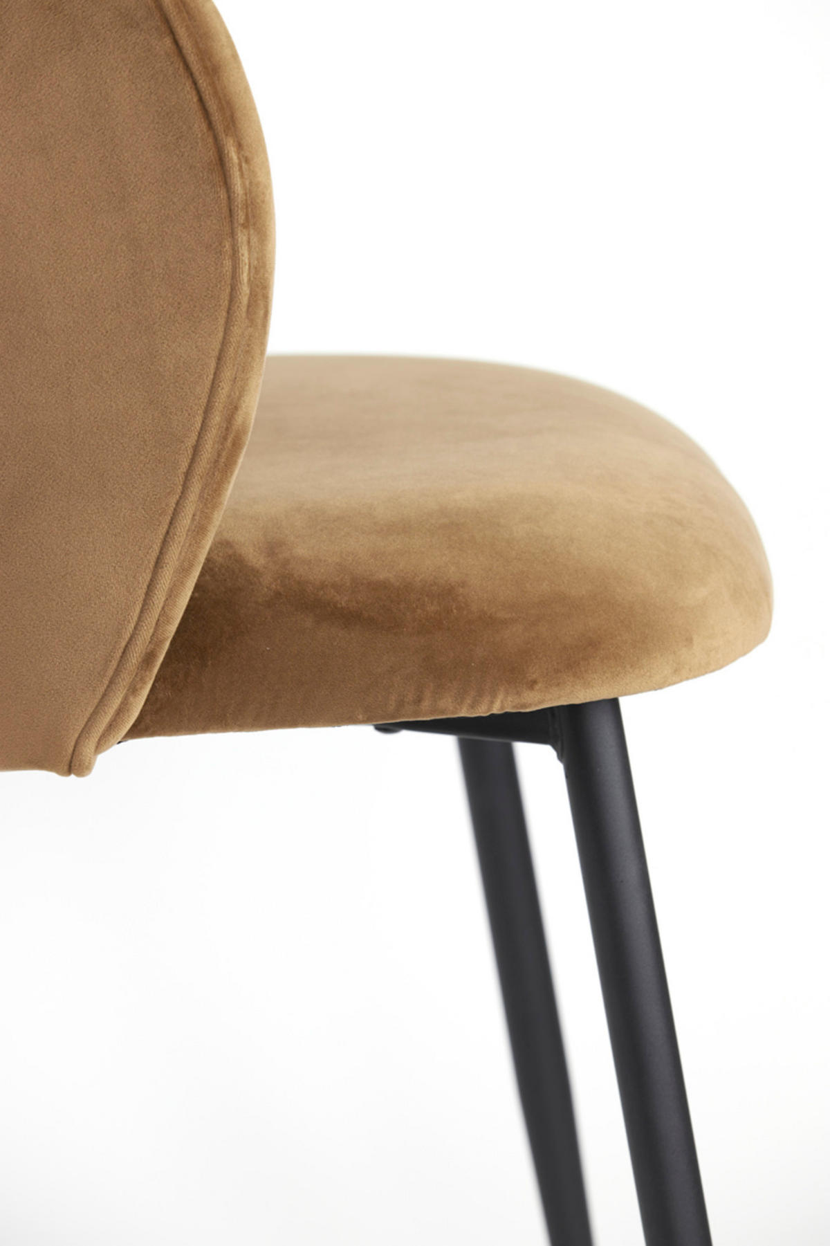 ESSZIMMERSTUHL Elyna Braun 56/55/79 cm - Braun, Textil (55/79/56cm) - Light & Living