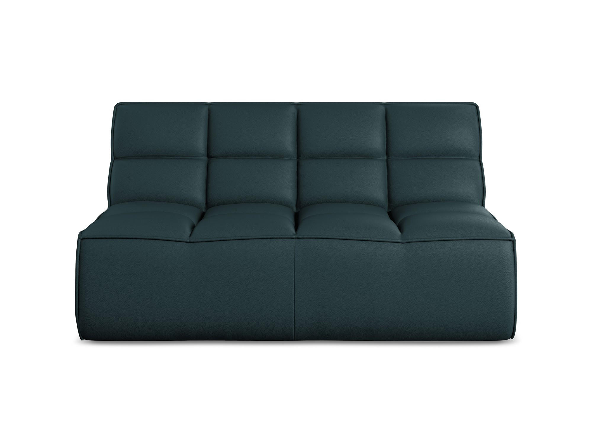2-SITZER-SOFA Kunstleder Blau - Blau/Petrol, Leder/Kunststoff (160/75/93cm) - Makamii