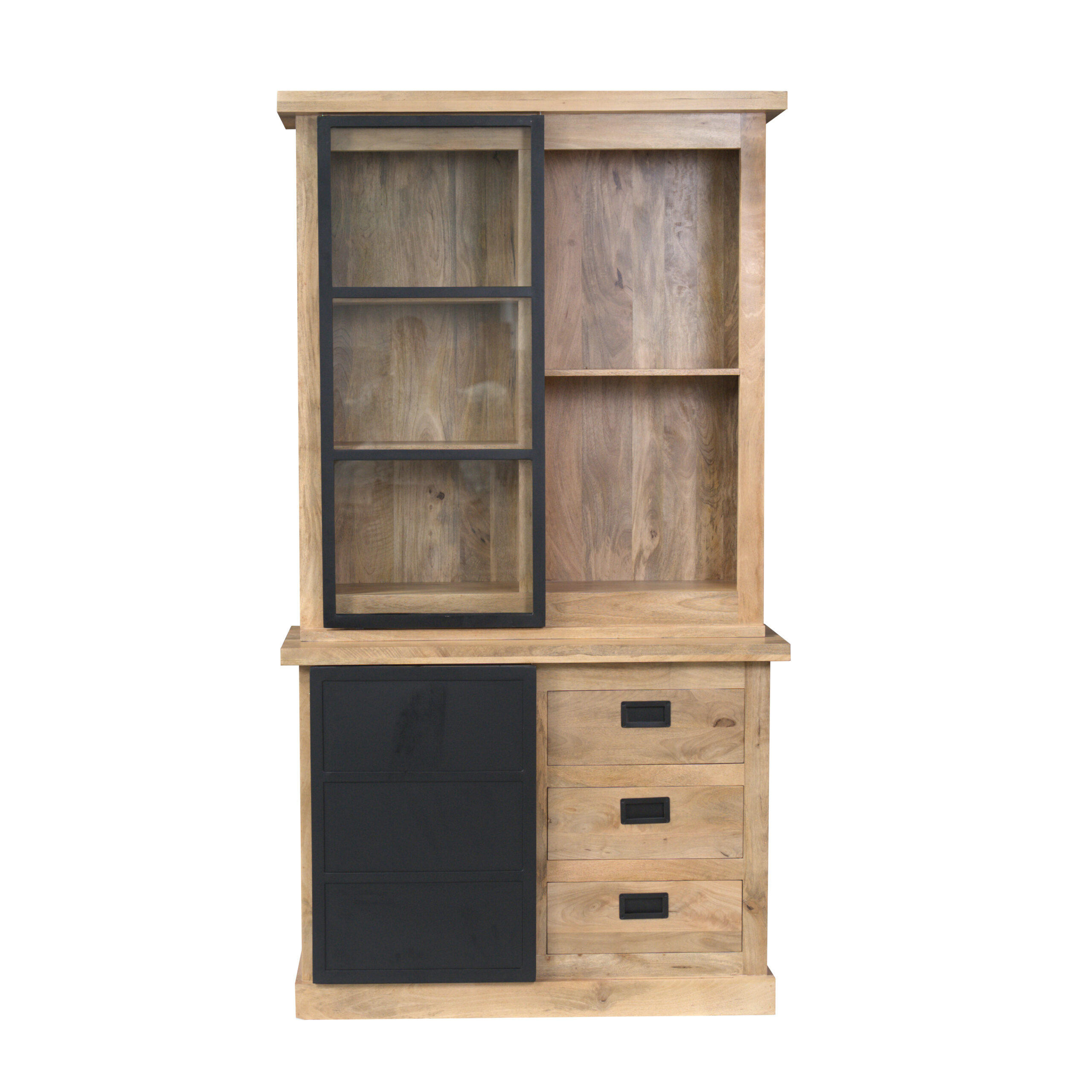 VITRINE Noa Braun 45/120/220 cm - Braun, Holz (120/220/45cm) - Starfurn